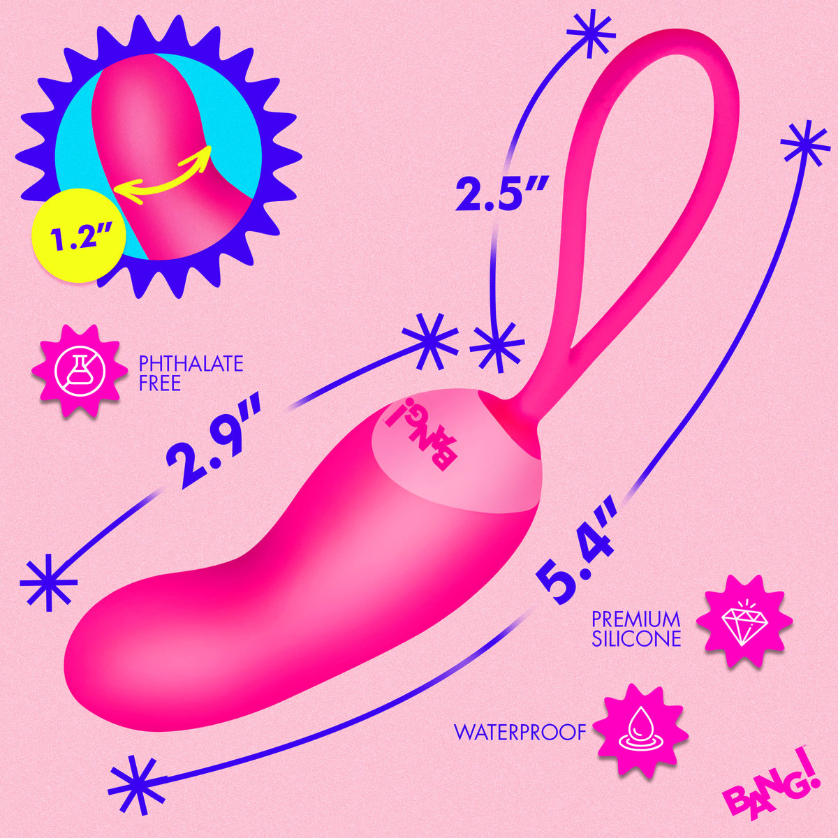 Silicone Mini Vibe w/ Remote