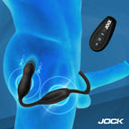 Hyper Thrusting and Vibrating Anal Plug with C-Ring