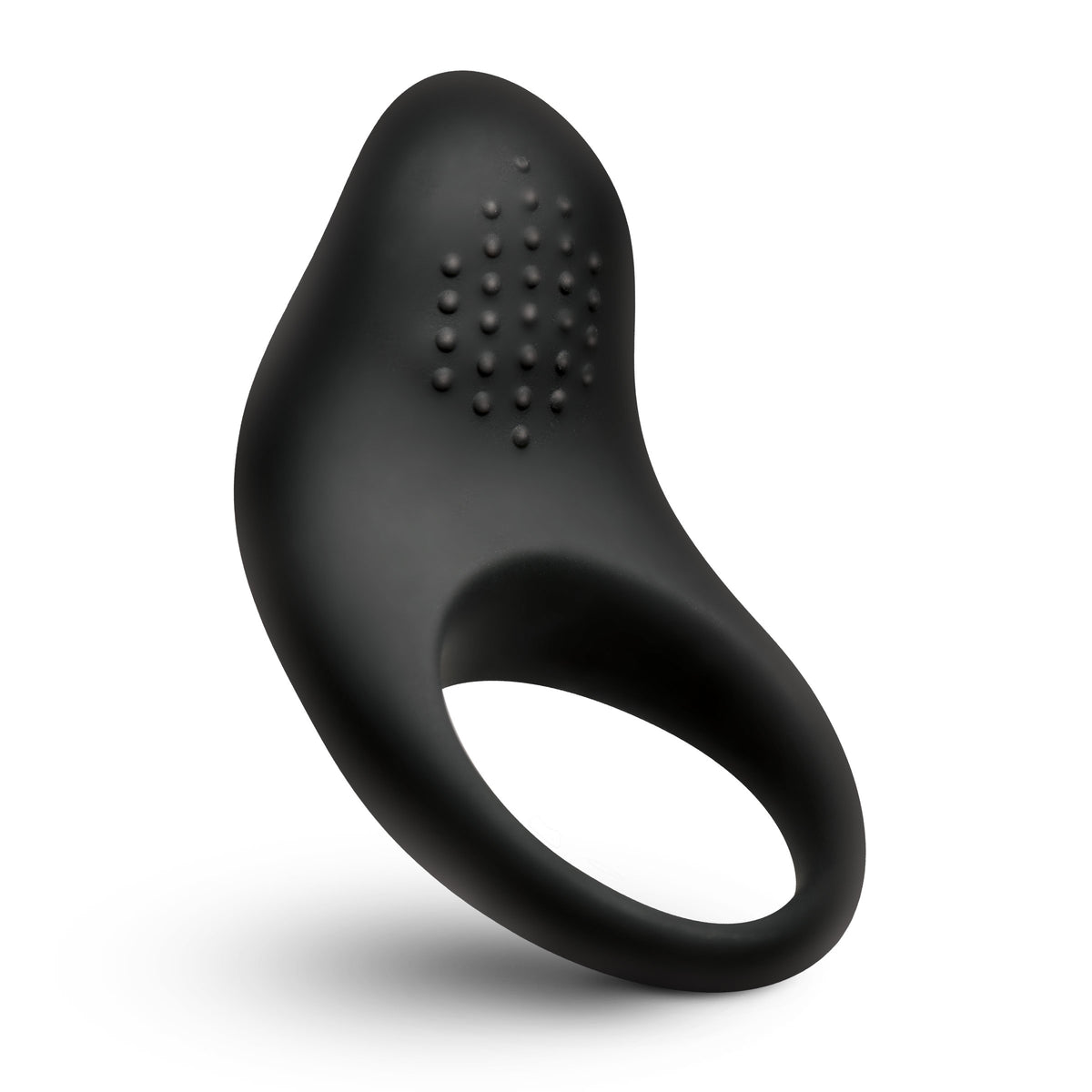 Vibrating Silicone Cock Ring - Black