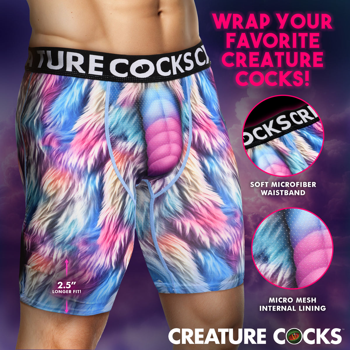 Creature Wear Mystique Unicorn Boxer Shorts