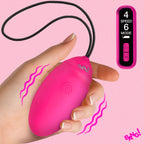 Vibrating Silicone Egg with Digital Remote