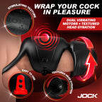 Helmet Humper Gyrating and Vibrating Silicone Masturbator
