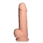 Silexpan Light Hypoallergenic Silicone Dildo with Balls - 8 Inch