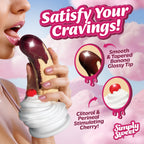 Chocolate Dipped Banana Split Premium Silicone Dildo