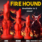 Fire Hound Silicone Dildo - Medium