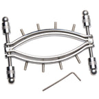 Spread Em Stainless Steel Poker Labia Clamp with Adjustable Pressure Screws