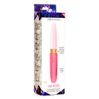 10X Rosé Dual Ended Smooth Silicone and Glass Vibrator