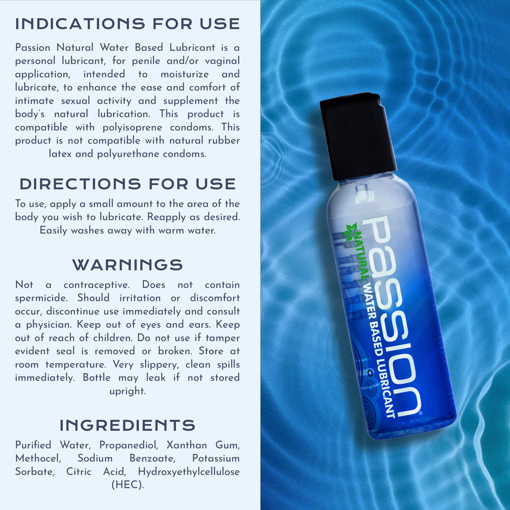 Passion Natural Water-Based Lubricant