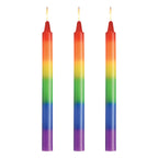 Pride Candles Rainbow Drip Candle Set of 3