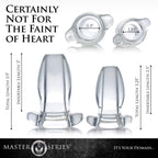 Gape Glory Clear Hollow Anal Plug