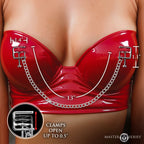 Pressure Vice Metal Nipple Clamps
