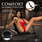 Throne Adjustable Sex Swing with Stand