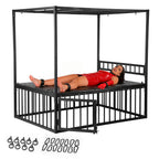Bondage Bed with Cage