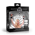 Fur Lined Nubuck Leather Suspension Cuffs with Grip