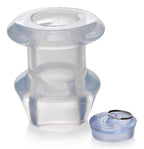 Ass Bung Clear Hollow Anal Dilator with Plug - XL