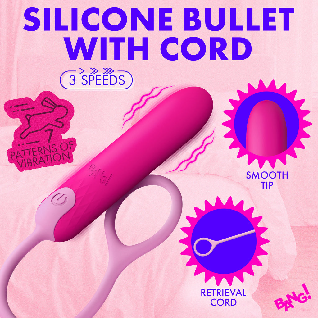 Silicone Bullet with Cord