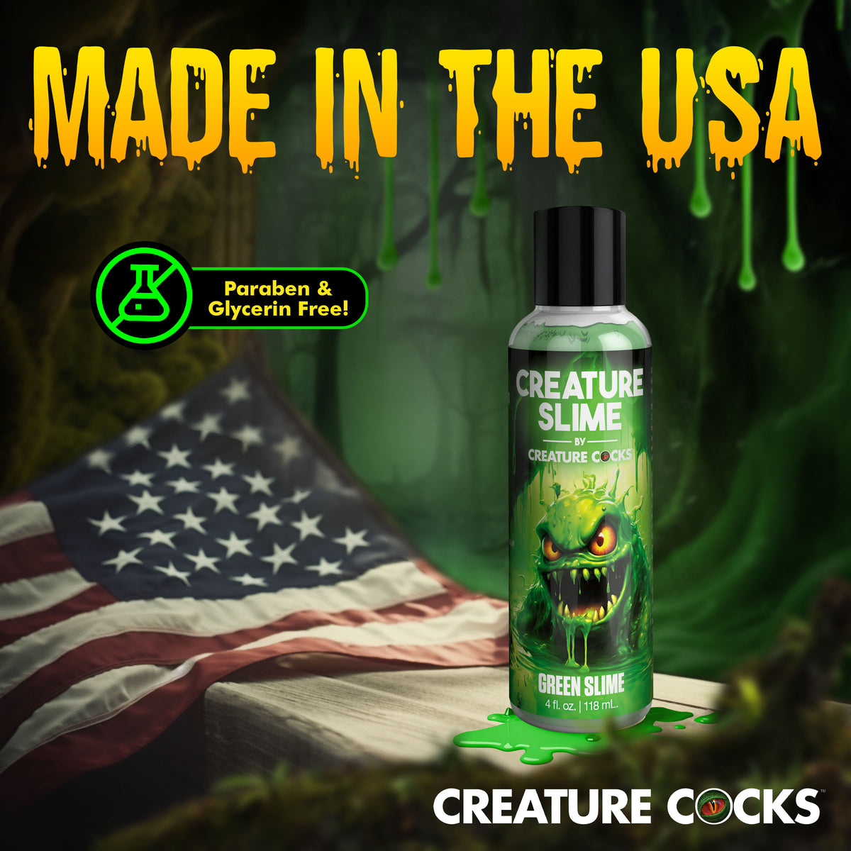 Creature Slime Water-Based Lubricant - 4oz