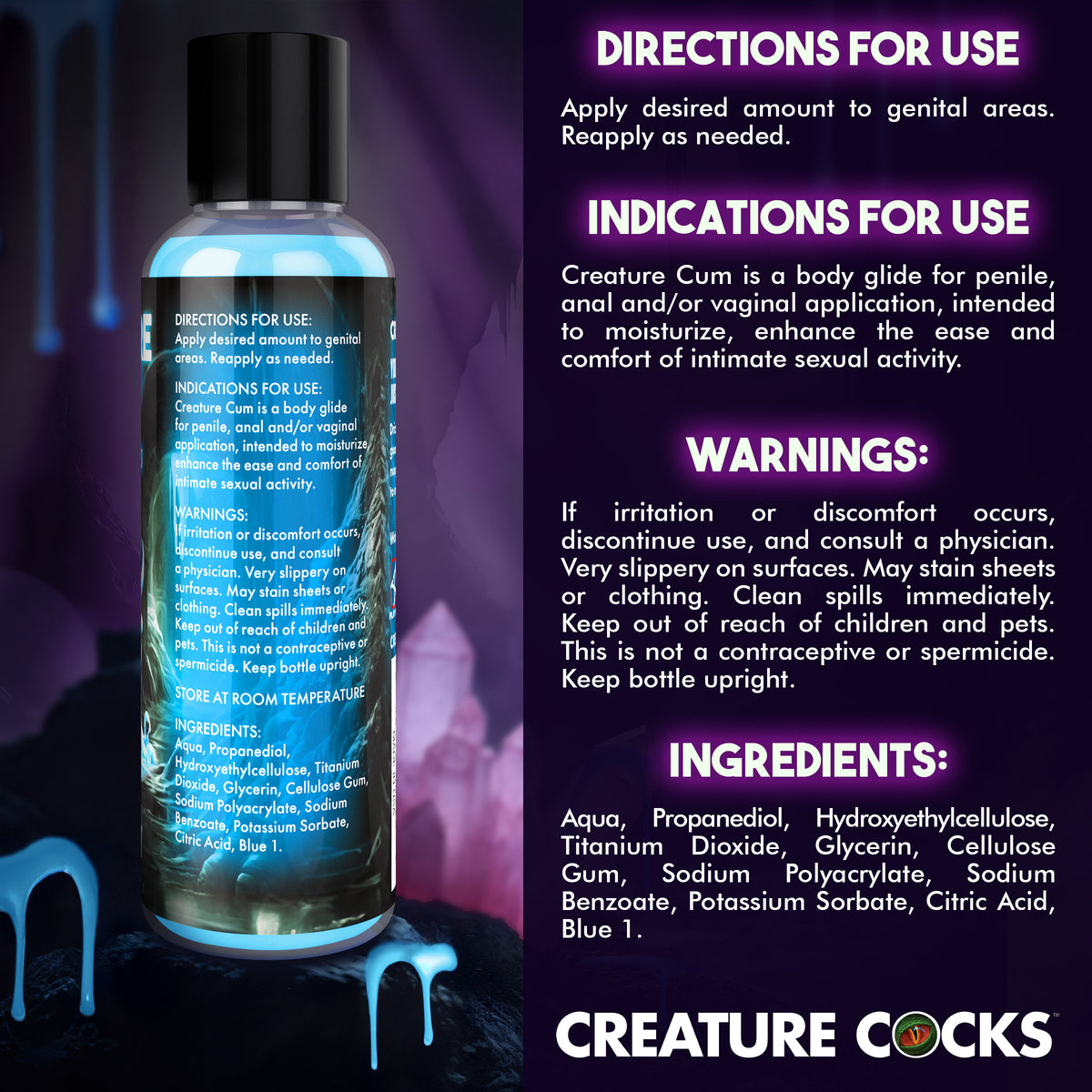 Creature Cum Jizz Lubricant - 4oz