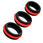 Enhancers Set of 3 - 2-in-1 Silicone C-Rings