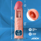 Enhancers 1.5" Silicone Penis Extension Sleeve - Light