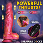Vespid Thrusting and Vibrating Silicone Dildo