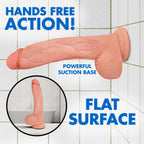 Jock Light Bareskin Dildo with Balls - 9 Inch