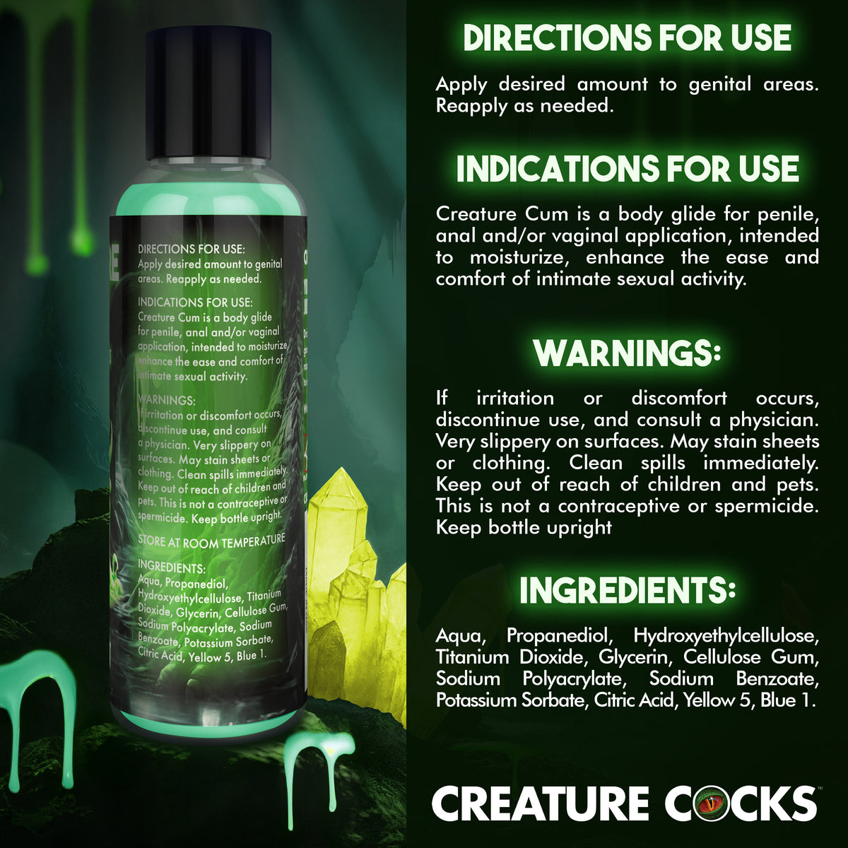 Creature Cum Jizz Lubricant - 4oz