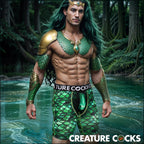 Creature Wear Cockness Monster Lake Creature Boxer Shorts