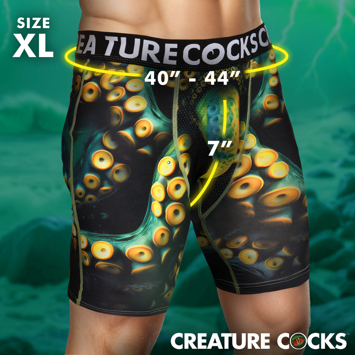 Creature Wear Monstropus Tentacled Monster Boxer Shorts