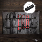 Scarlet Seduction Leather Bondage Travel Set