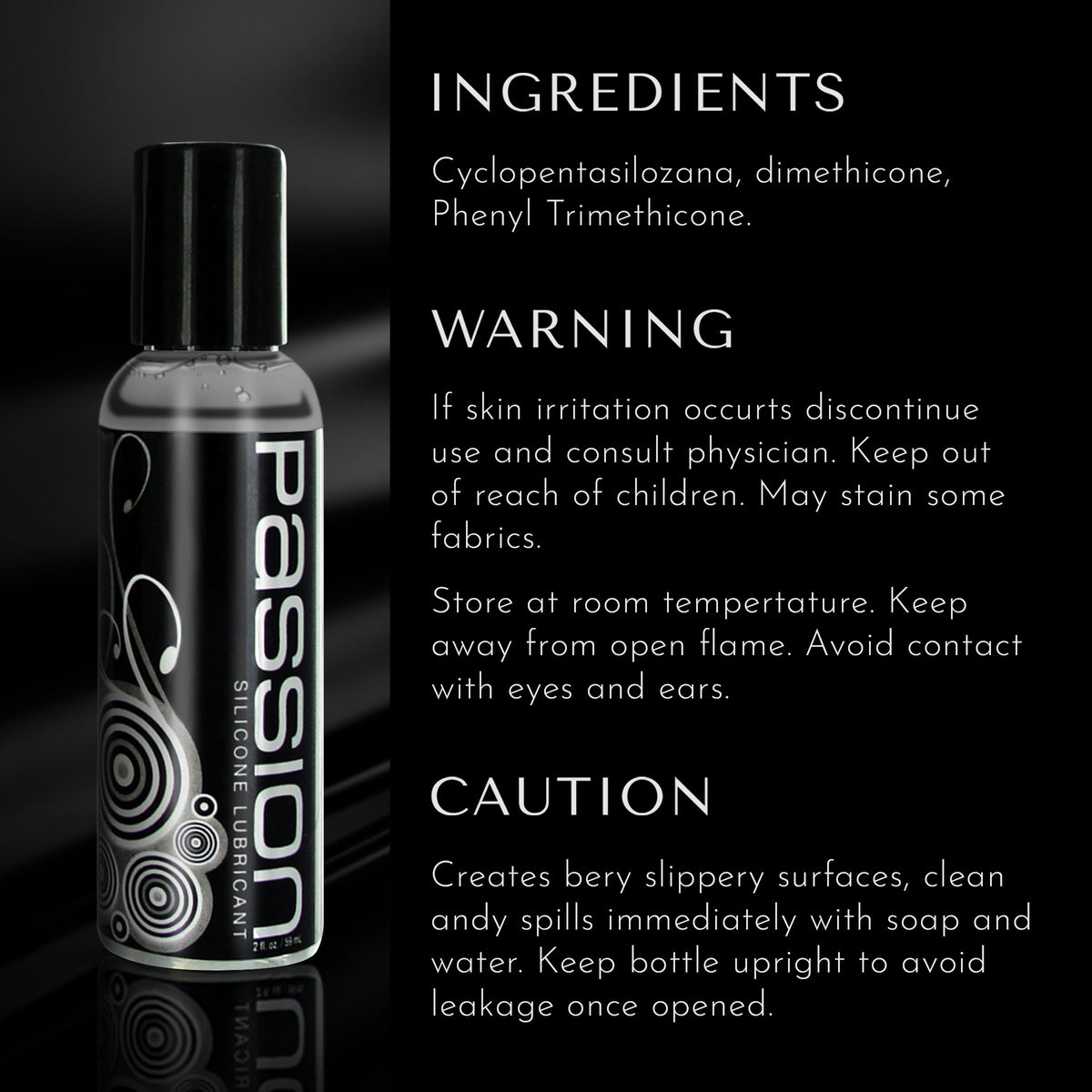Passion Premium Silicone Lubricant