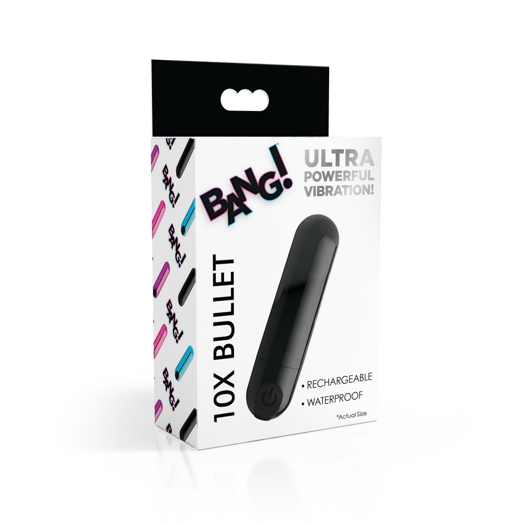 10X Rechargeable Vibrating Metallic Bullet