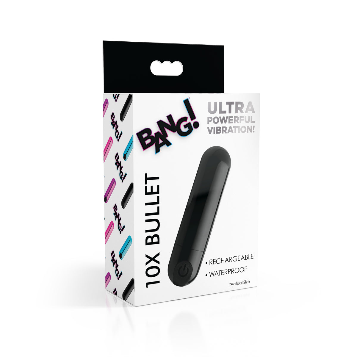 10X Rechargeable Vibrating Metallic Bullet