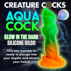Aqua-Cock Glow-In-The-Dark Silicone Dildo