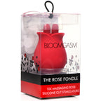 10X Fondle Massaging Rose Silicone Clit Stimulators