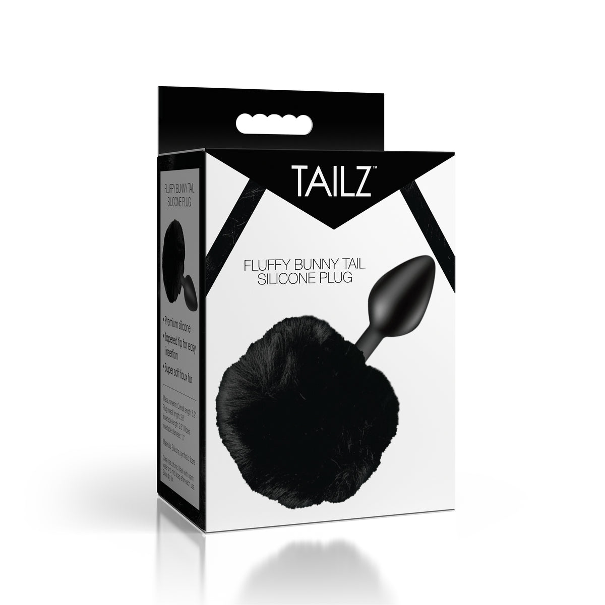 Fluffy Bunny Tail Silicone Plug