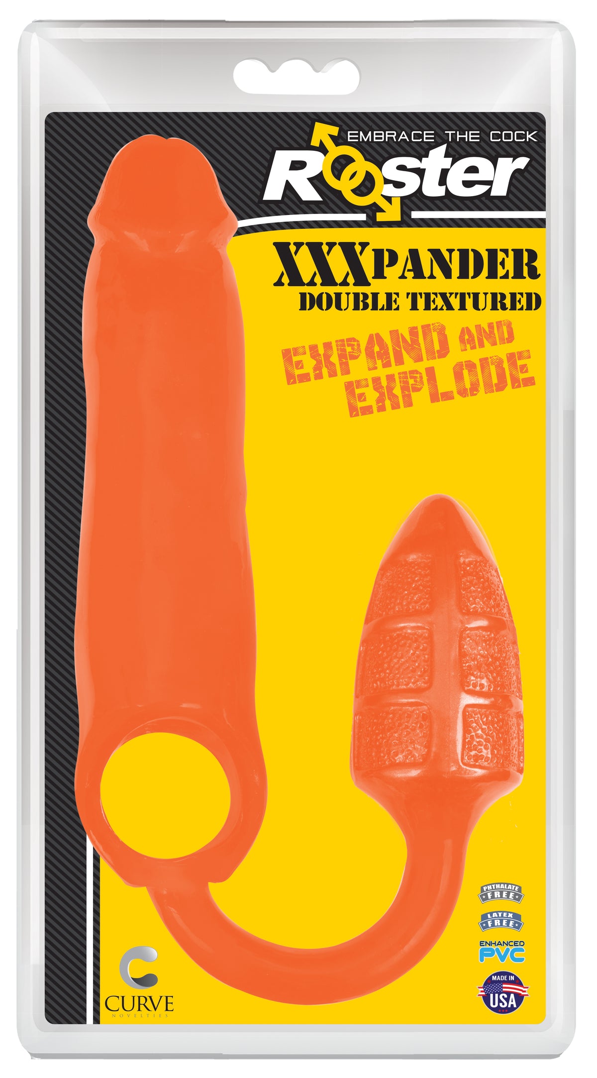 XXXPander Sheath with Double Textured Plug
