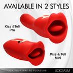Kiss and Tell Mini Kissing and Vibrating Clitoral Stimulator