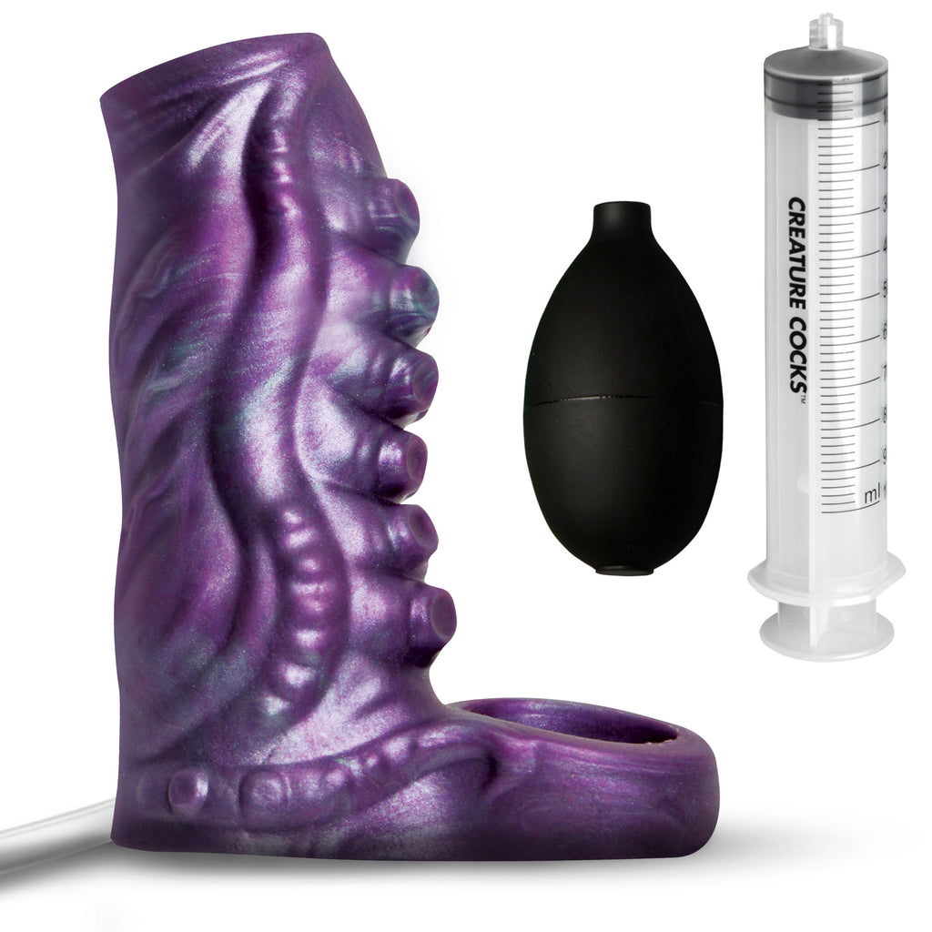 Tentacle Squirting Silicone Penis Enhancer