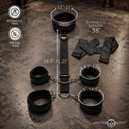 Submission Restraint Neck-Wrist-Ankle Restraints w/ Blindfold