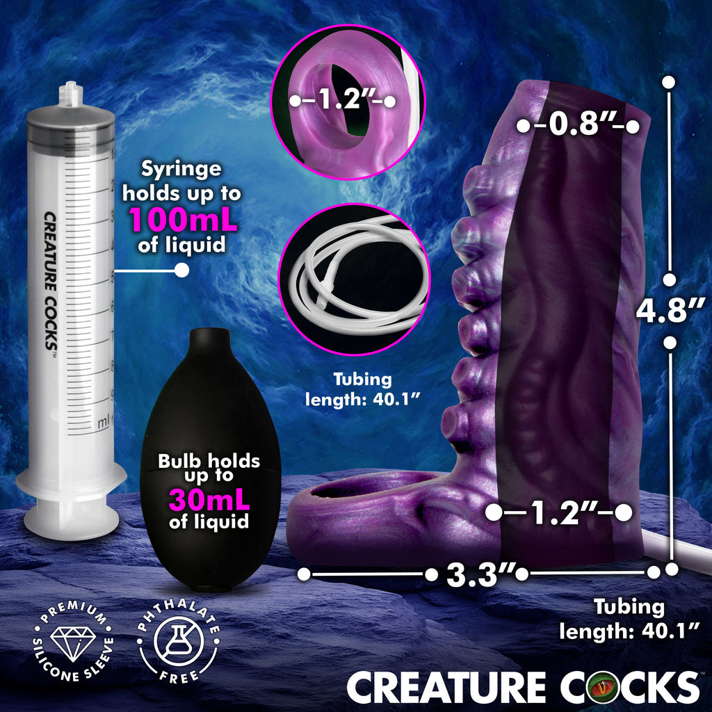 Tentacle Squirting Silicone Penis Enhancer