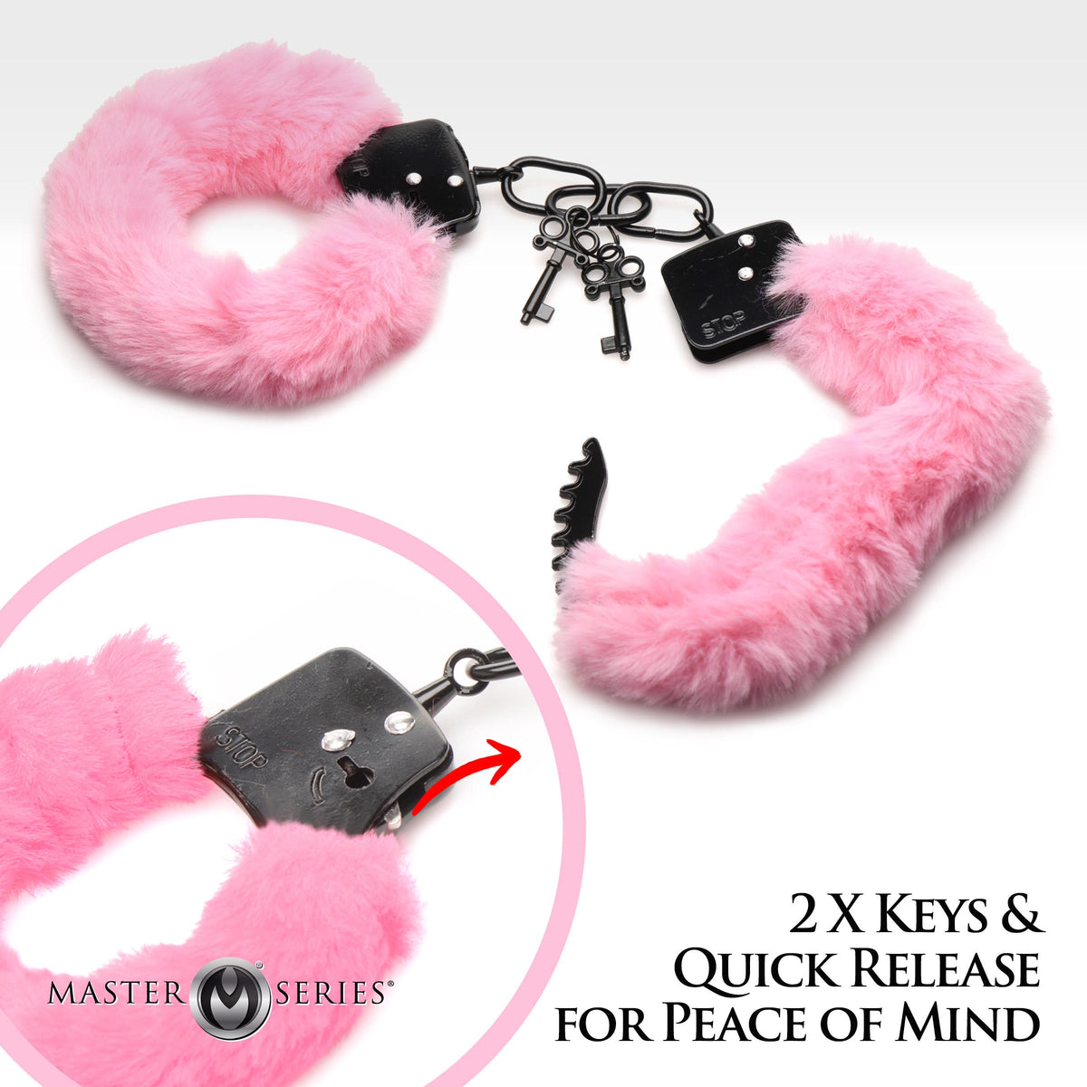 Cuffed In Fur Furry Handcuffs