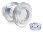 Ass Bung Clear Hollow Anal Dilator with Plug - XL