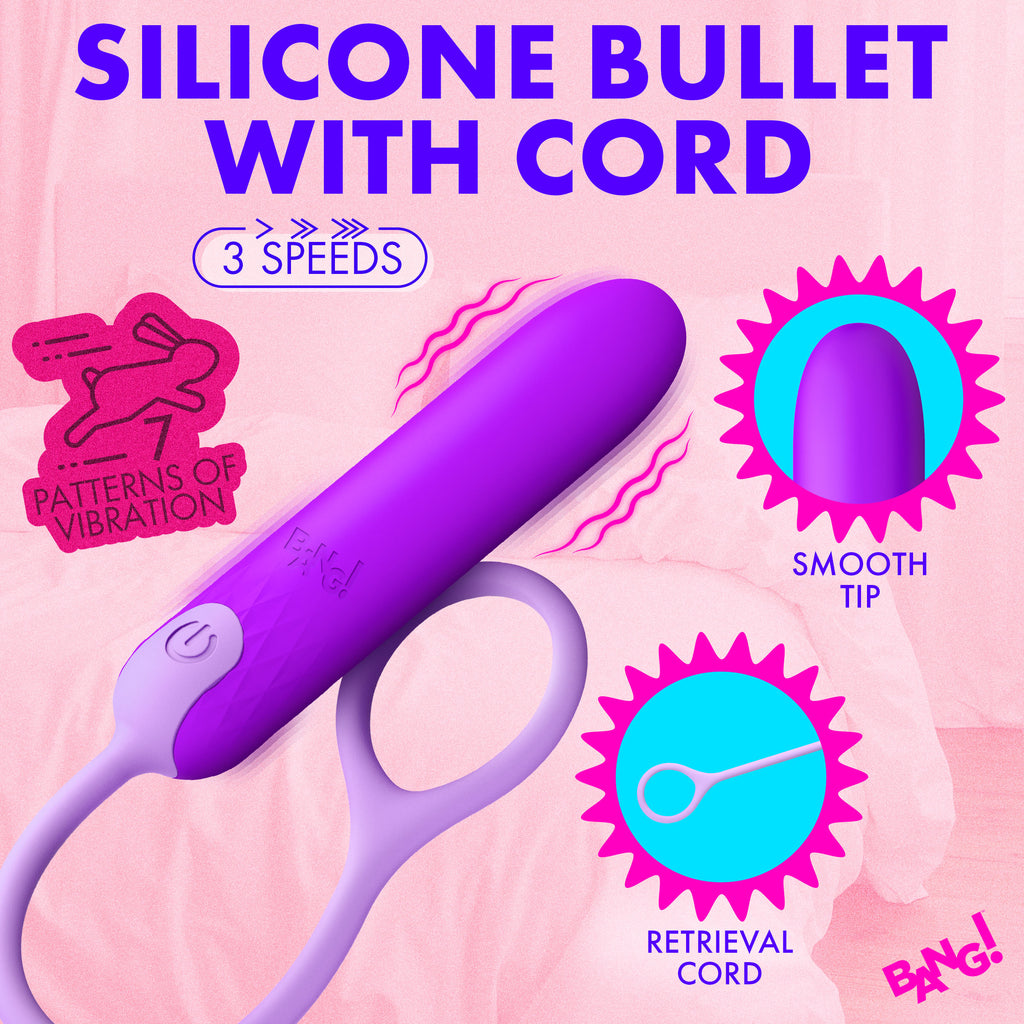 Silicone Bullet with Cord
