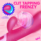 Clit Tapping Vibrating Rabbit - Pink