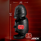 Helmet Humper Gyrating and Vibrating Silicone Masturbator