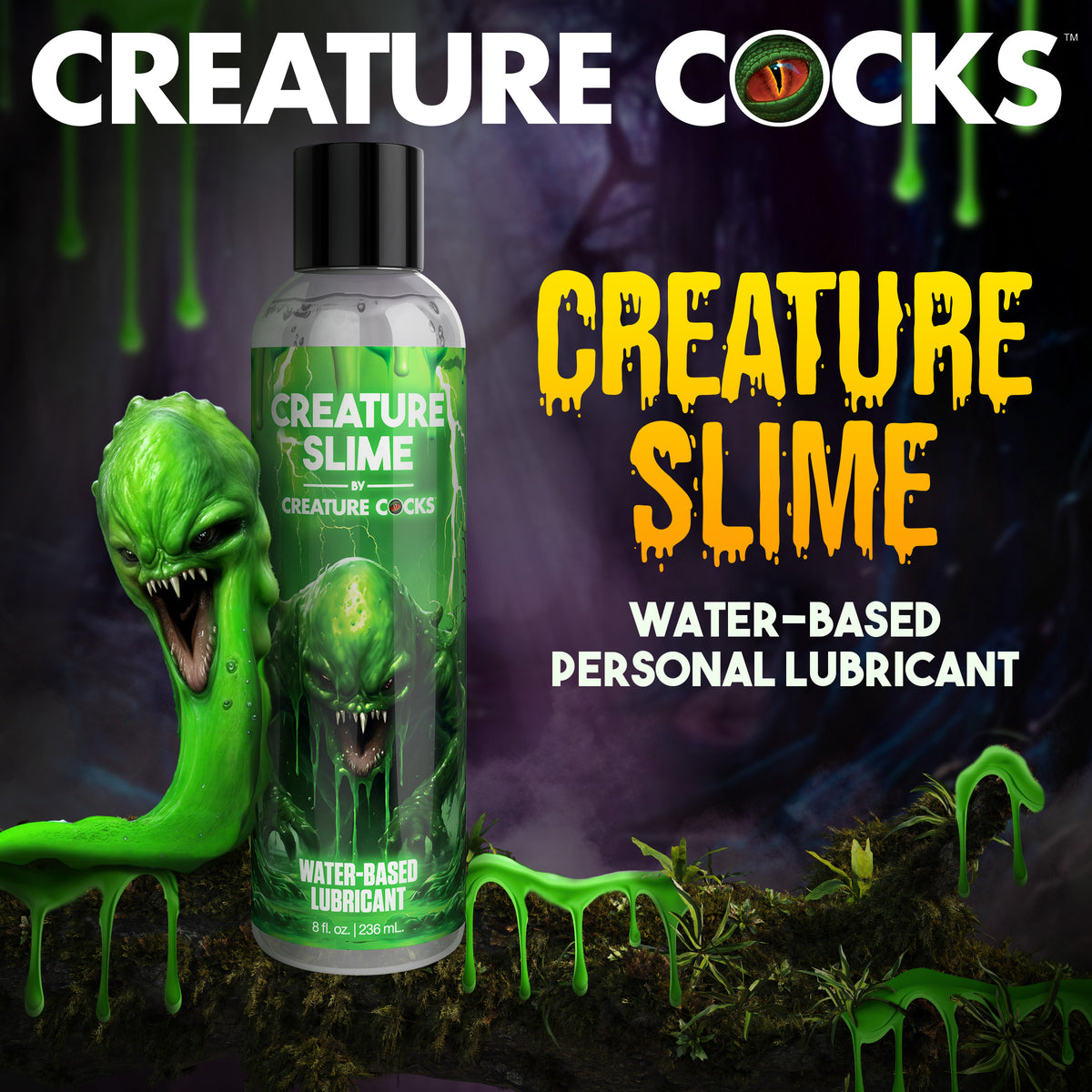 Creature Slime Water-Based Lubricant - 8oz