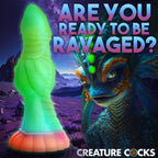 Galactic Cock Alien Creature Glow-in-the-Dark Silicone Dildo