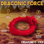 Rise of the Dragon Silicone Cock Ring