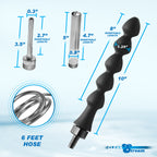Easy Flow Enema Cleansing Kit with Silicone Attachment
